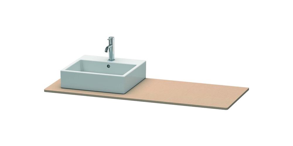 Duravit Xsquare Konsole Xs060gl7575 140X55cm, Mit 1 Ausschnitt, Links, Leinen - Image 3