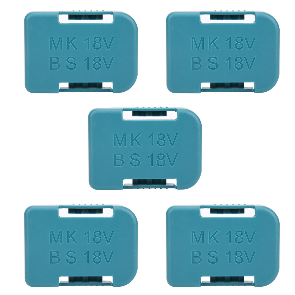 Support de rangement pour batterie lithium, fixation à la ceinture ou sous étagère, ABS+PC, lot de 5