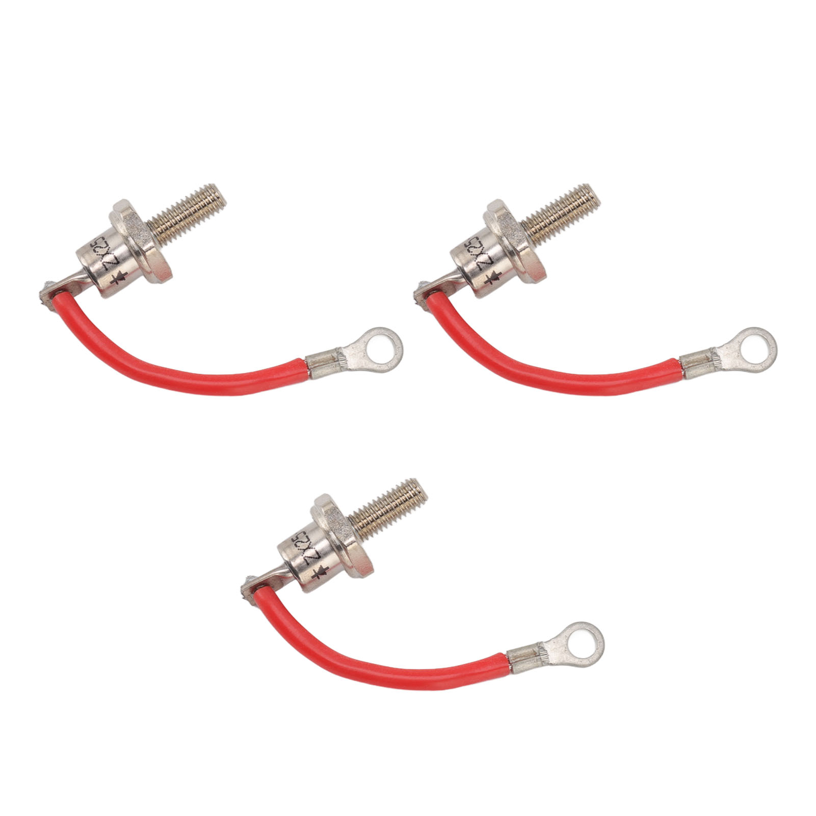 Diode de remplacement pour générateur diesel ZX25 12, 25 A, fer, ligne rouge positive, lot de 3