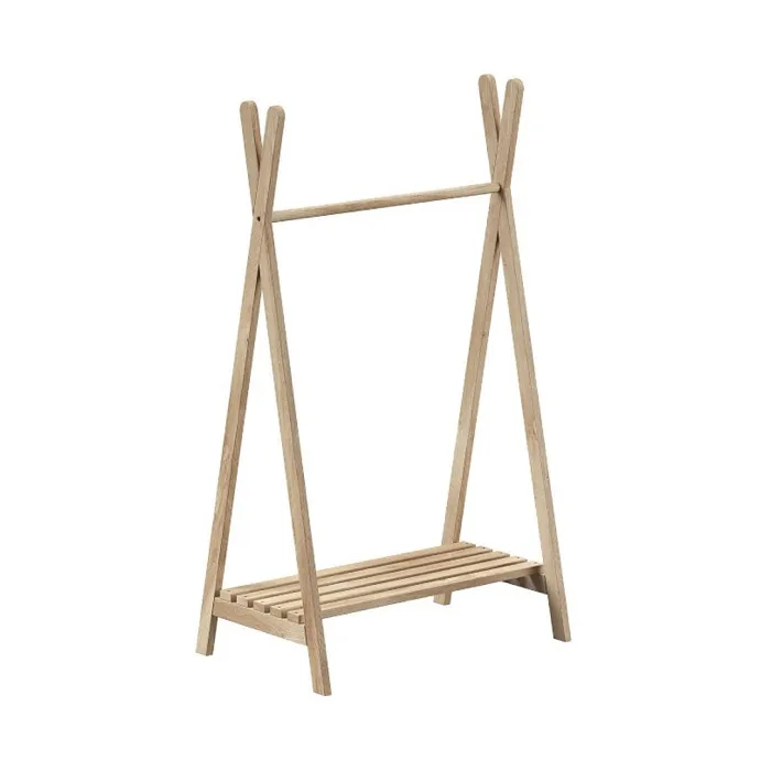Portant à Vêtements Enfant "Nature" 131cm Naturel