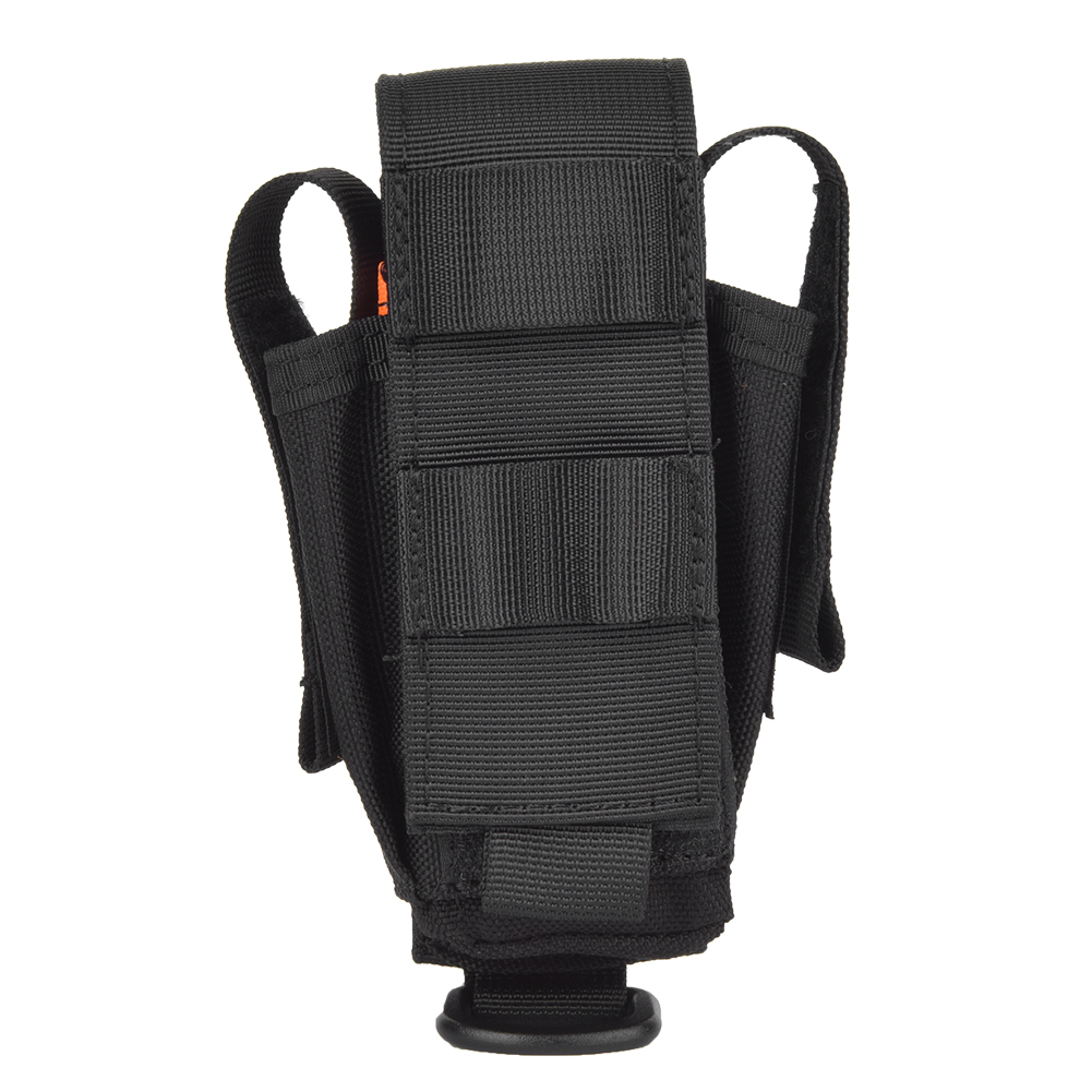 Sac de rangement d'outils en nylon avec poches multiples, 17 x 9 x 5 cm, noir
