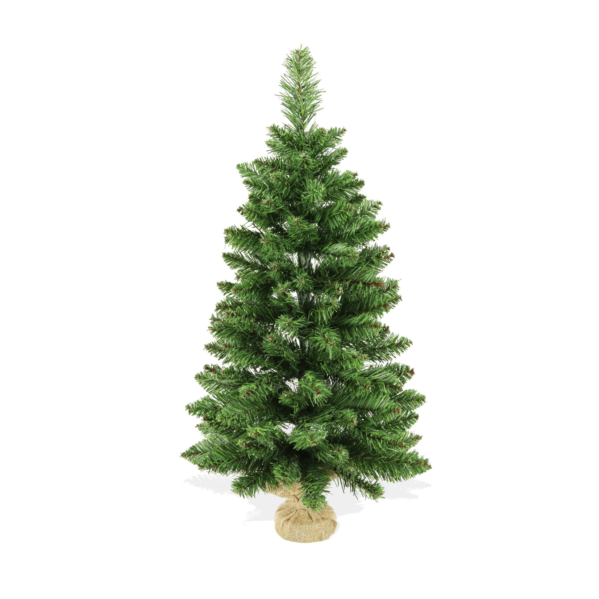 Bop Albero Di Natale Da Tavolo, Pinetto Con Base In Juta, Argo 60 Cm
