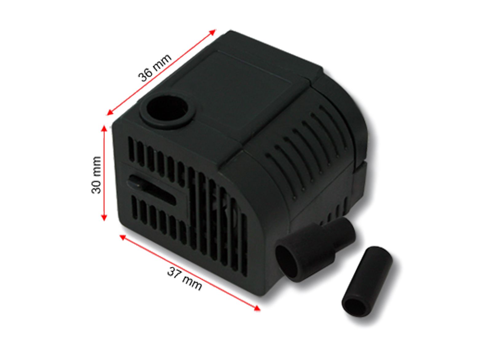 Sunsun Hj-211 Eco Aquarium Pumpe 200 L/h 2 W Kleine Aquariumpumpe 37×36×30 Mm Mit Regulierbarem Durchfluss Für Mini Aquarium