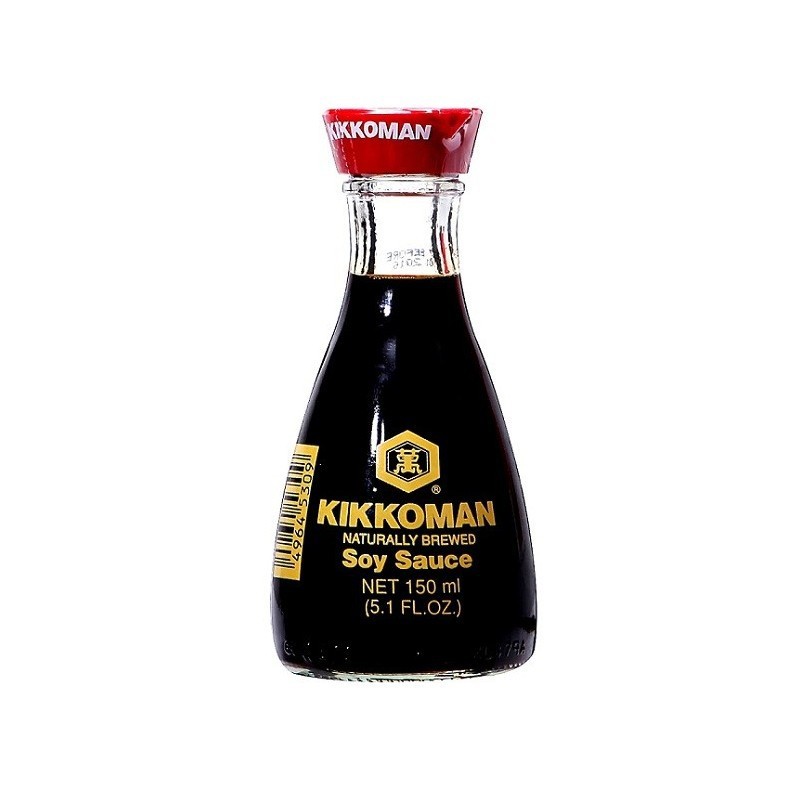 2er Pack - KIKKOMAN Sojasauce (2x 150ml) | dekorative Tischflasche mit Ausgießer - Bild 8