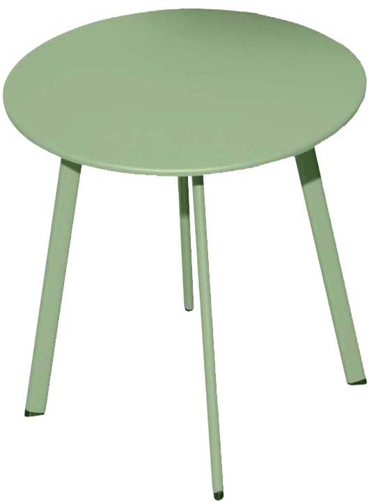 Proloisirs - Table Basse De Jardin En Acier Massai 45 Cm Vert Light
