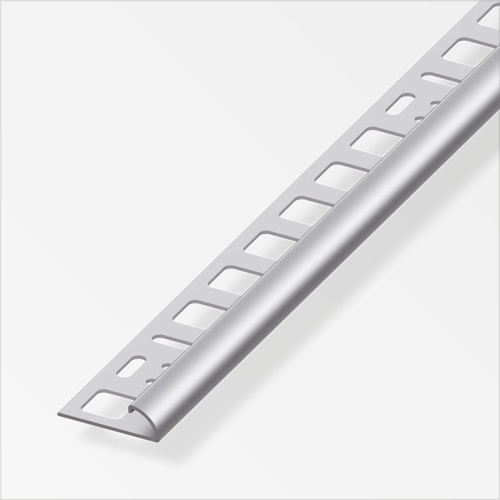 Fliesen-profil Rundabschluss 10mm Edelstahl 2,5m