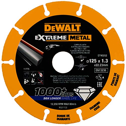 Dewalt Extreme Metall-Scheibe - Ø 125 X 22,23 X 1,3 Mm - Dt40252-Qz - Bild 6