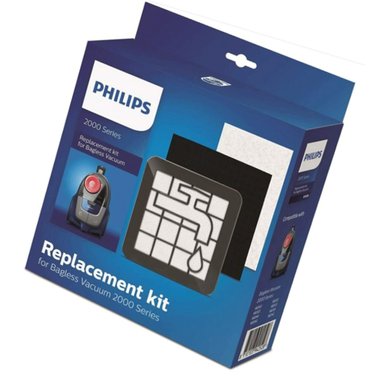 Philips Schwarz Ersatzteil - Ersatzkit (Staubsauger Ohne Beutel Serie 2000) - Bild 3