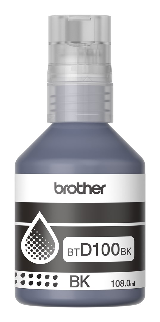 Brother BTD100BK - high capacity - black - original - ink refill - Image 3