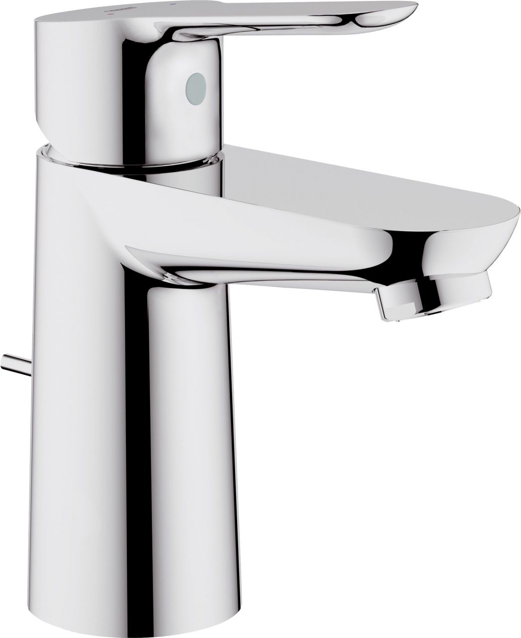 Grohe Start Edge Waschtischarmatur S-Size 23342000 Mit Ablaufgarnitur 1 1/4", Chrom - Image 3