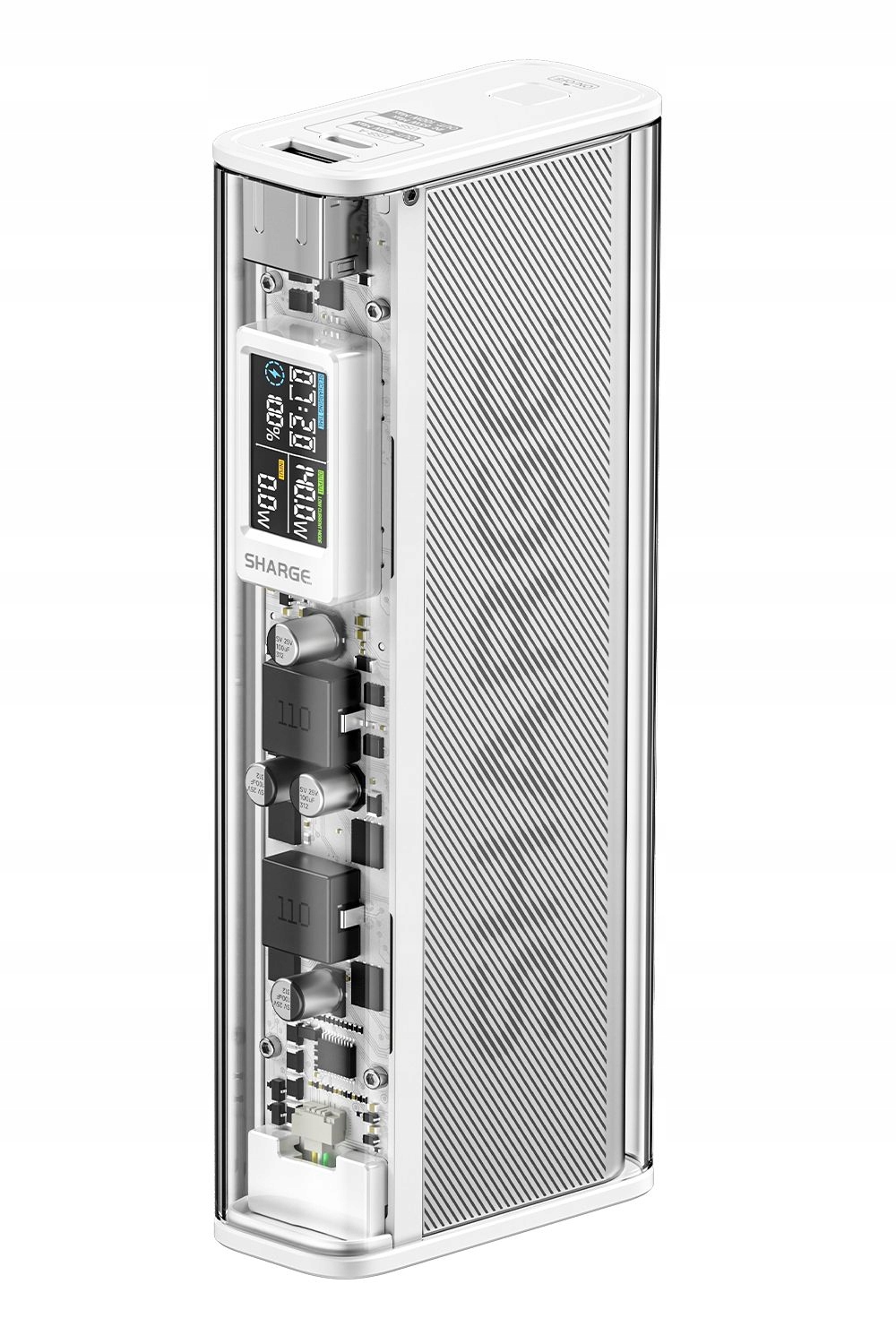 Powerbank Sharge Shargeek 140w Argento Usb C Pd Ricarica Rapida Iphone