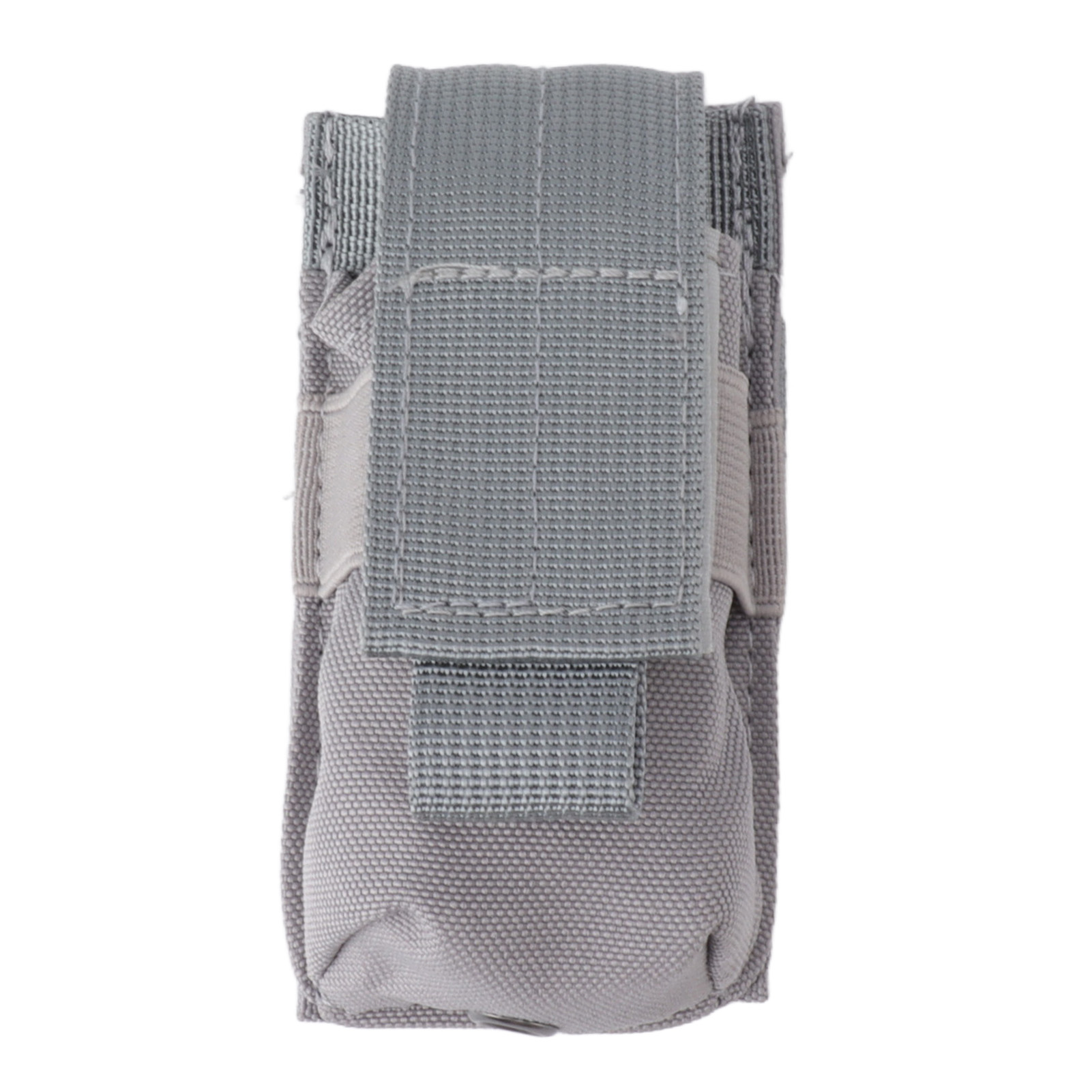 Sac de transport en nylon imperméable pour lampe torche, gris, 11 x 6 cm, 45 g
