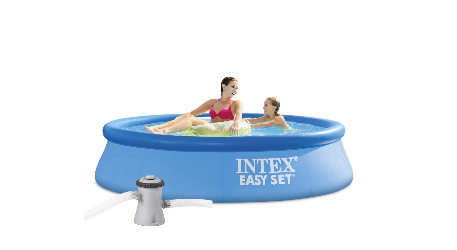 Intex Blau 28108Np Aufblasbares Rundbecken 1942 Liter