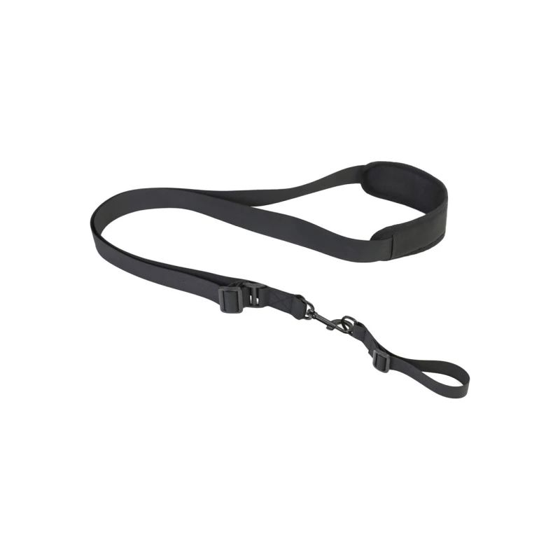 Bandoulière pour effeuilleuse en nylon avec boucle métal, 120 x 5 cm, noire