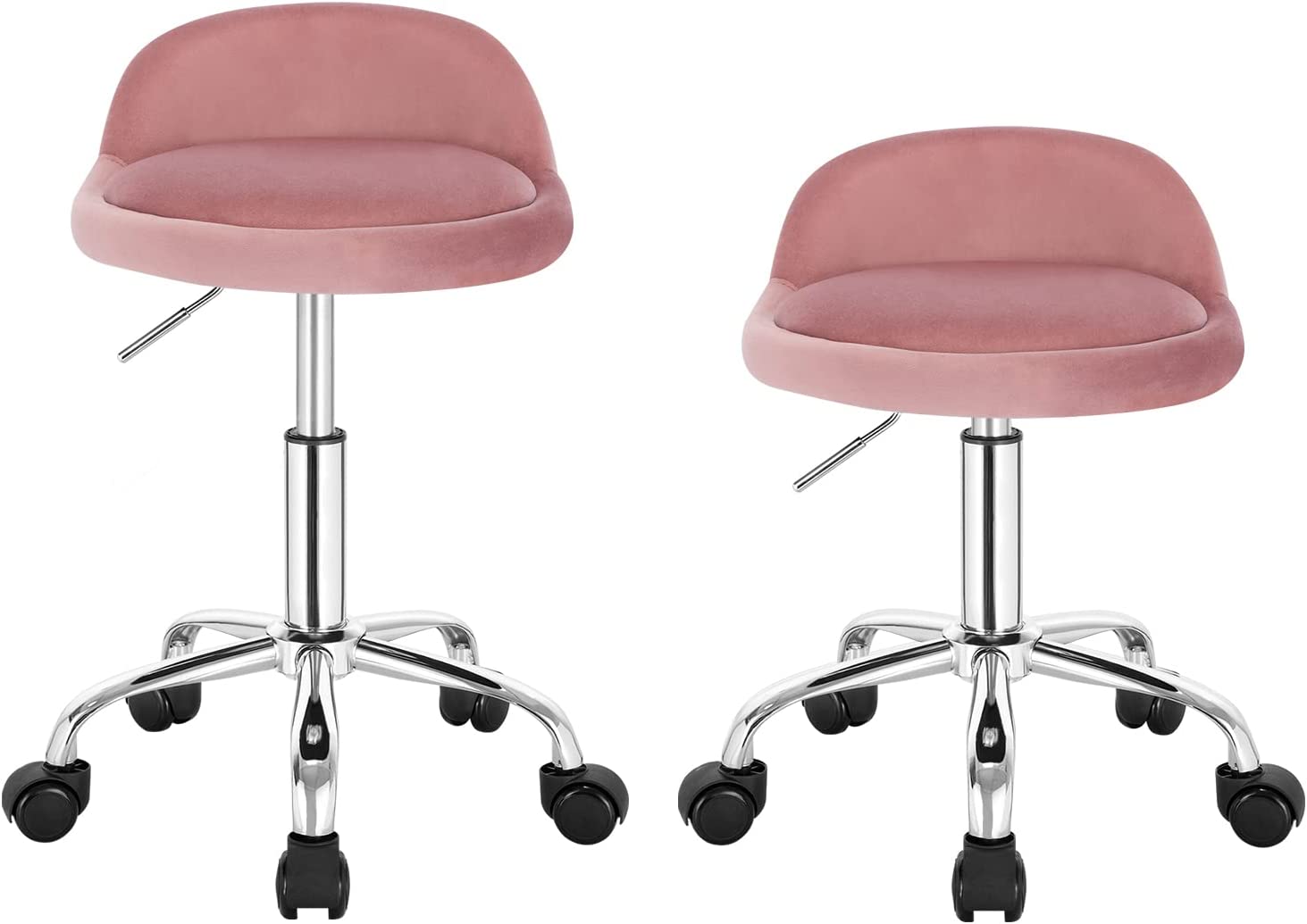 Woltu - 2 X Tabouret De Bureau Avec Dossier