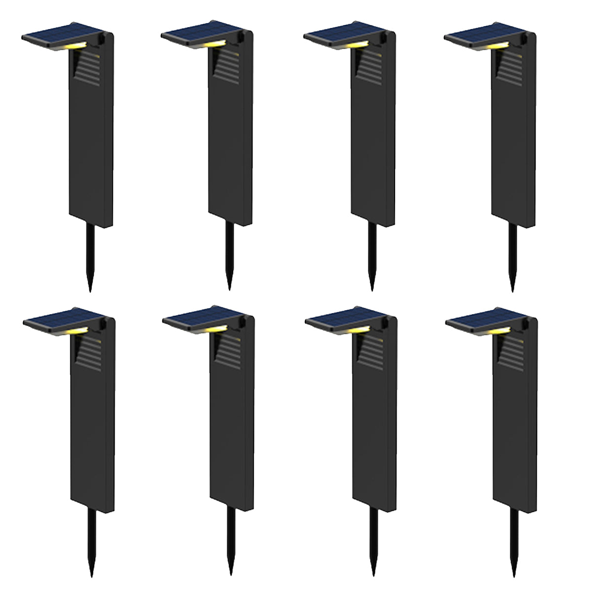 Lumi Jardin Solarleuchten 8er Set Ostry 150lm