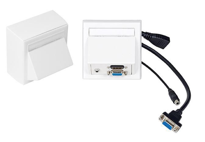 Vivolink - Wall Box Vga. Hdmi + 3,5 Mm Aud