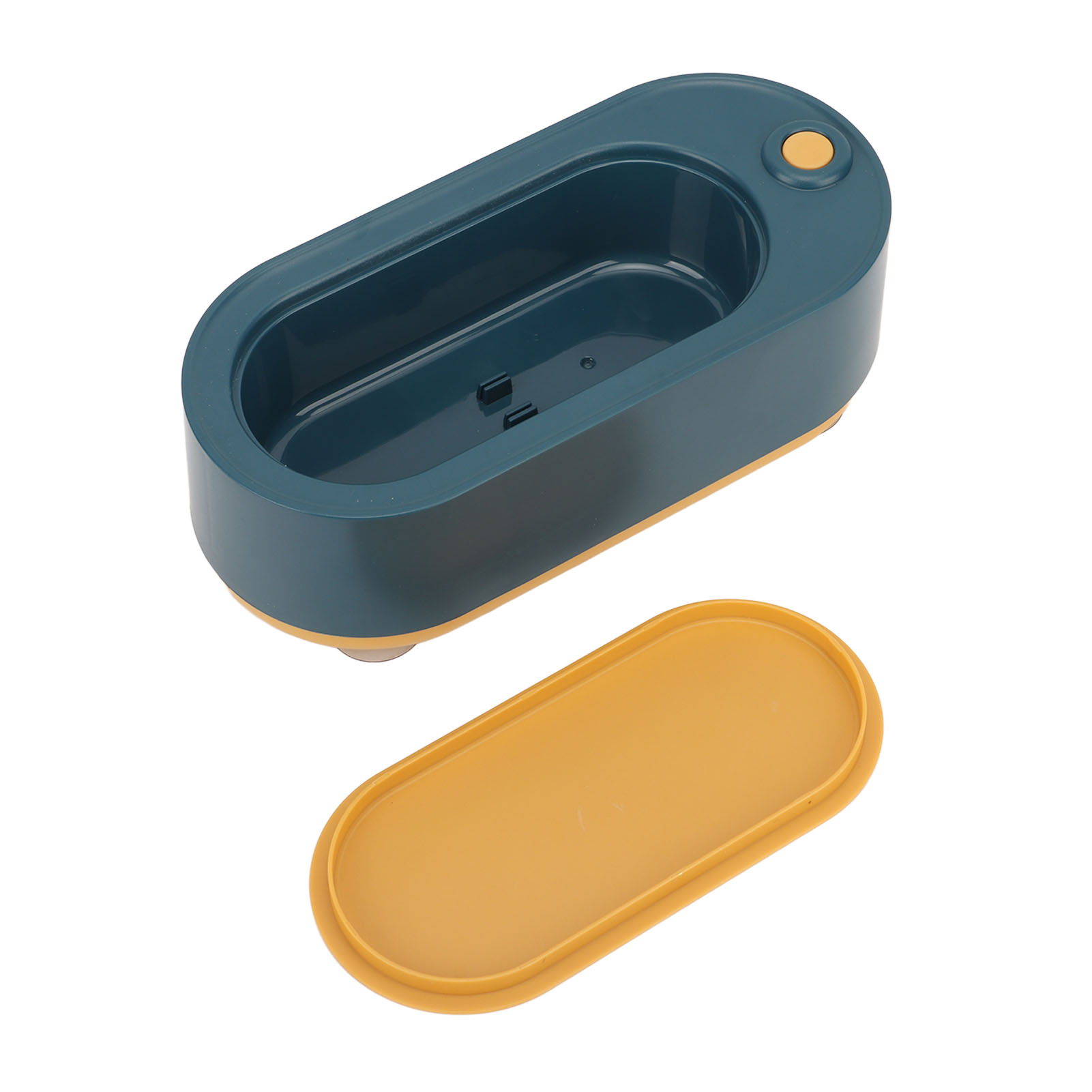 Nettoyeur à ultrasons portable pour bagues, lunettes et pièces, ABS, vert foncé