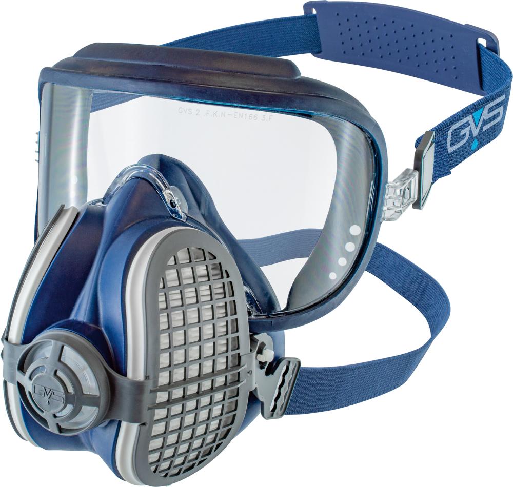 Gvs Transparent Fp - Halbmaske Elipse Integra, Gr.m/L, P3 Rd,Visier