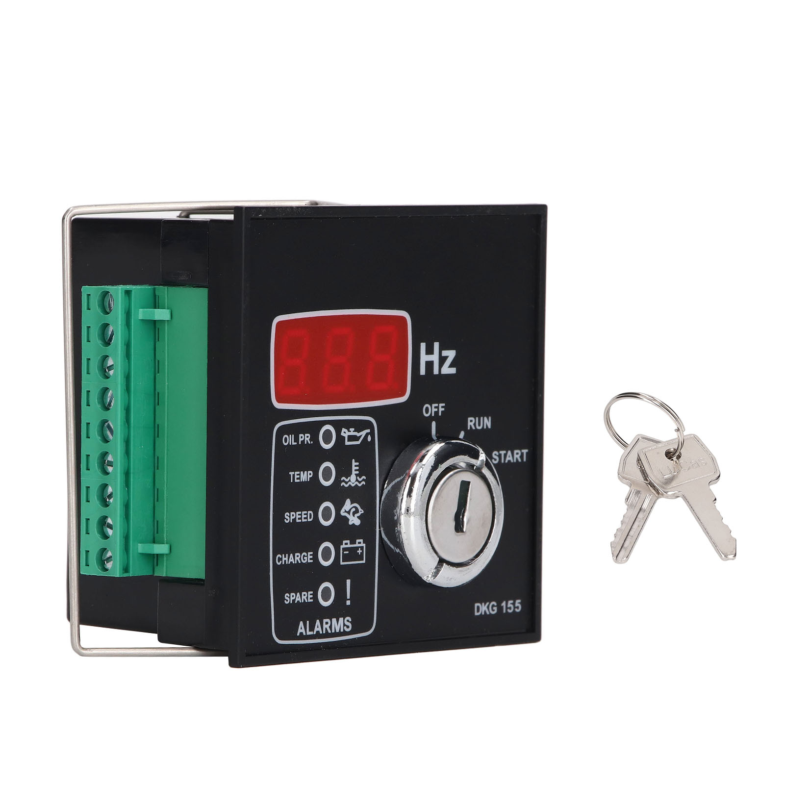 Contrôleur électronique pour générateur diesel, 8 x 7,3 x 5,7 cm, 9-33 V CC, 2 clés et manuel