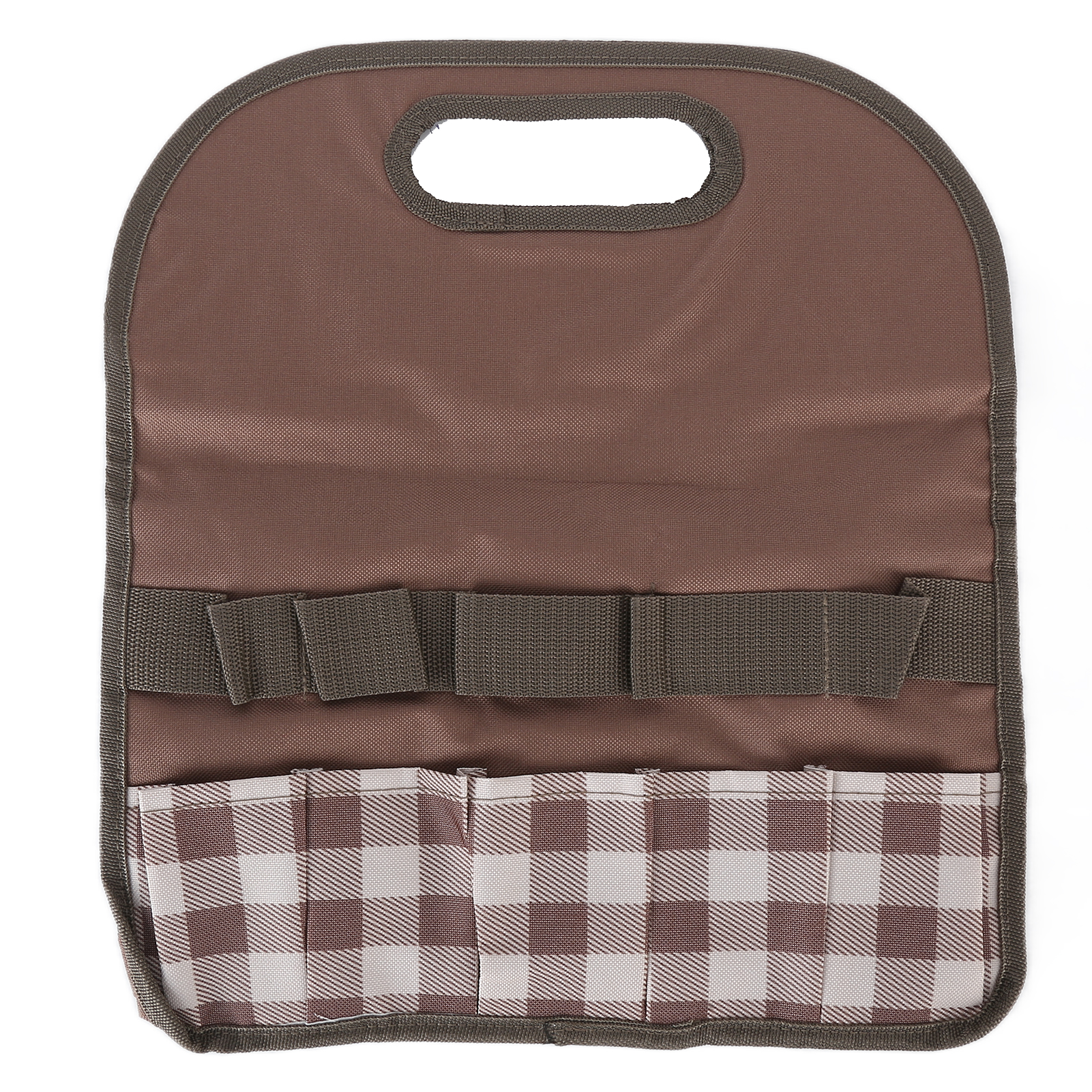 Sac à outils de jardin 40 x 35,5 x 17 cm en tissu Oxford 600D, 5 compartiments et poches en filet