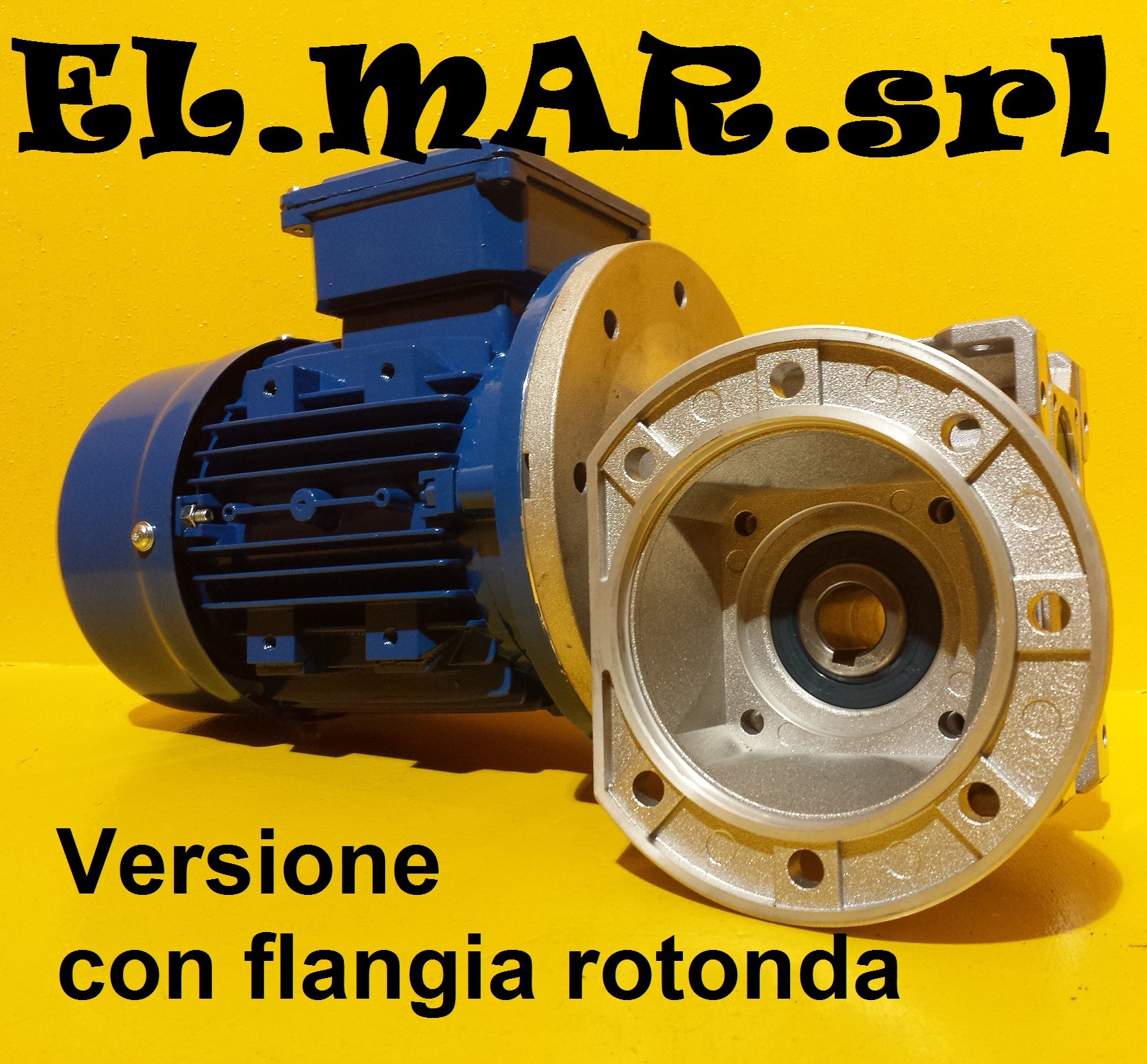 Hp 1 Kw 0,75 Motoriduttore Vite Senza Fine Trifase  Con Flangia Rotond ALTRO