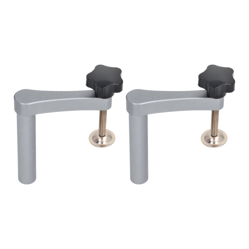 Serre-joint d'établi réglable en alliage d'aluminium, 20 mm, pression 272 kg, lot de 2