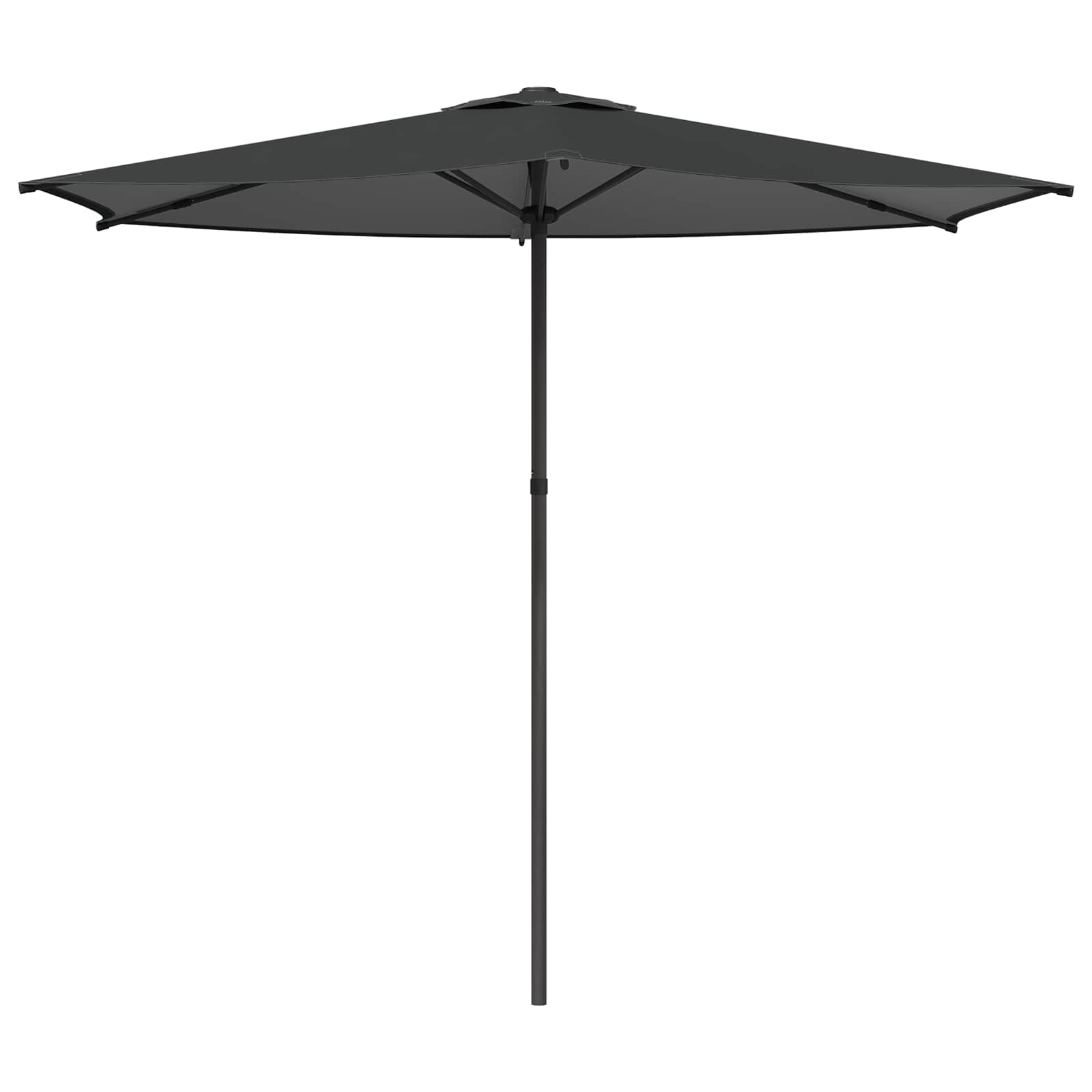 Garden Parasol 270 X 270 Cm Polyester Rectangular Anthracite Vidaxl