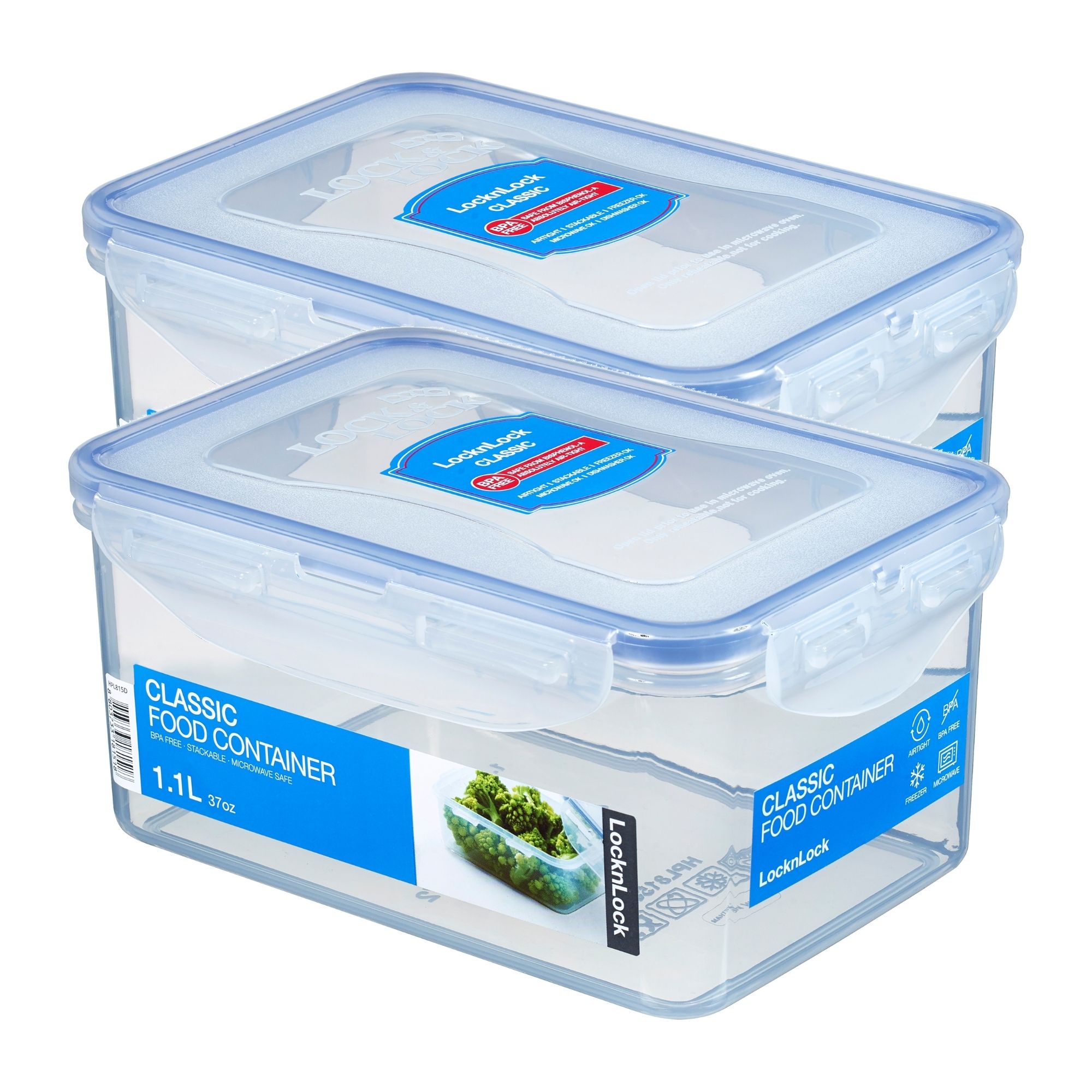 Isi Transparent Vorratsdose Rechteckig, 1,1 L 181 X 128 X 88 Mm - Bild 5