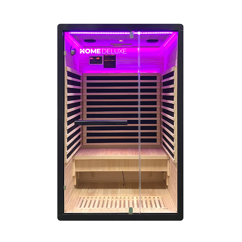 HOME DELUXE Infrarotkabine NERO M - 190 x 120 cm für 2 Personen