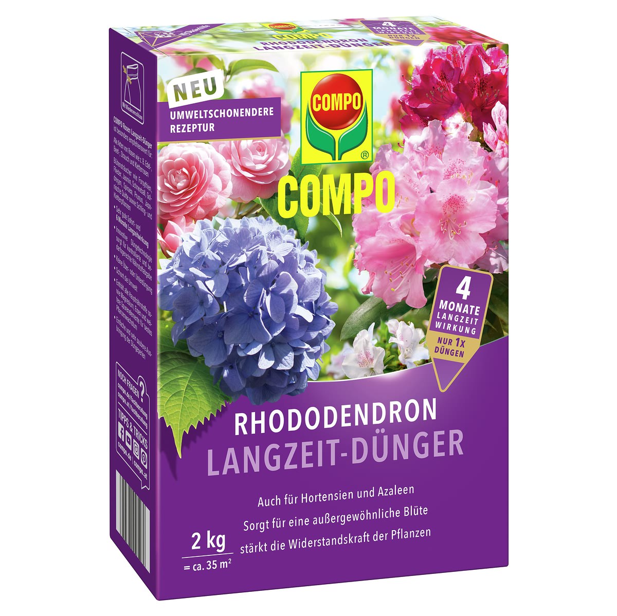 Rhododendron Langzeit-dünger 2kg - Compo