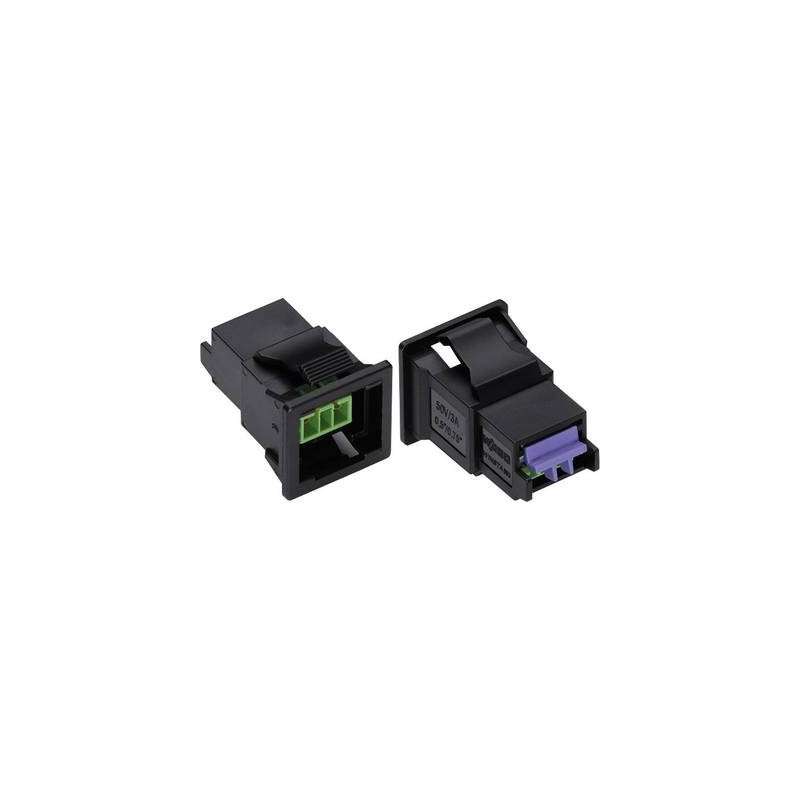 WAGO 893-2002 WINSTA® EIB 2-Pole Socket Connector Green Snap-in