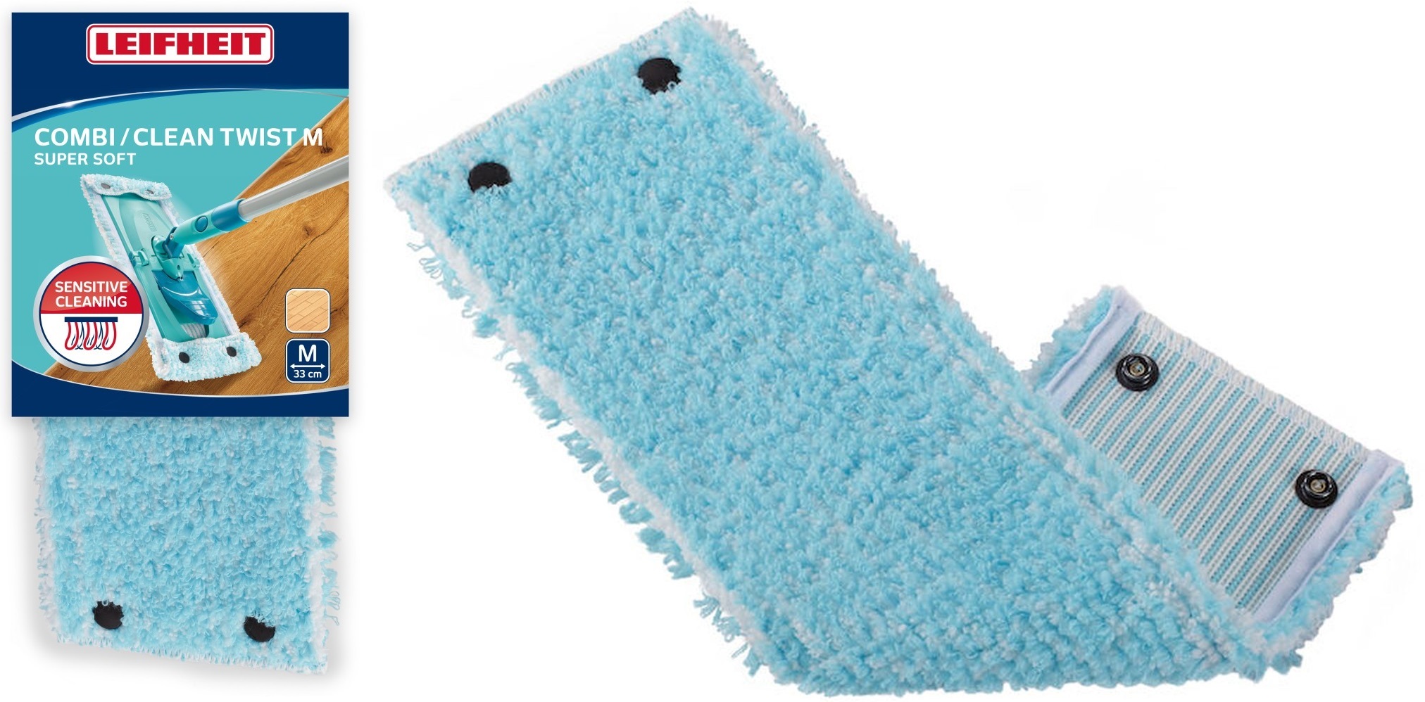 Leifheit Wischbezug Clean Twist/Combi M Extra Soft - Image 3