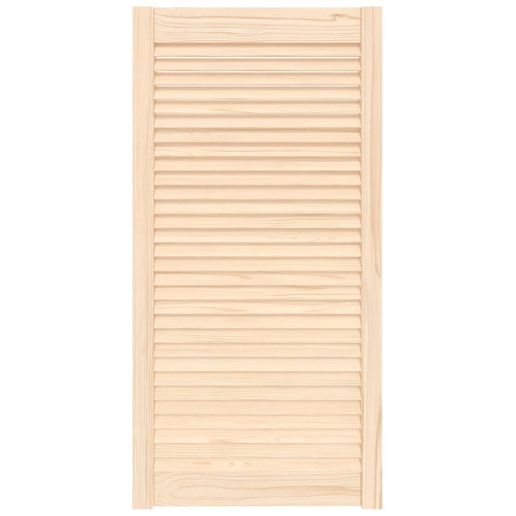 Cabinet Door Louvred Design 99.3x49.4 Cm Solid Wood Pine Vidaxl