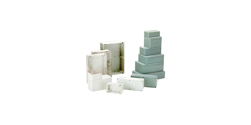 Kunststoff Gehäuse G366 IP65 grau 82 x 80 x 55mm - Bild 3