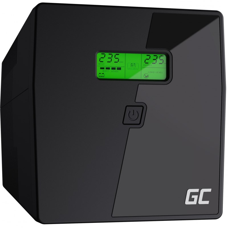 Green Cell PowerProof UPS08 - 1000VA700W Line-Interactive Pure Sine Wave 24V 2x7Ah - Bild 8