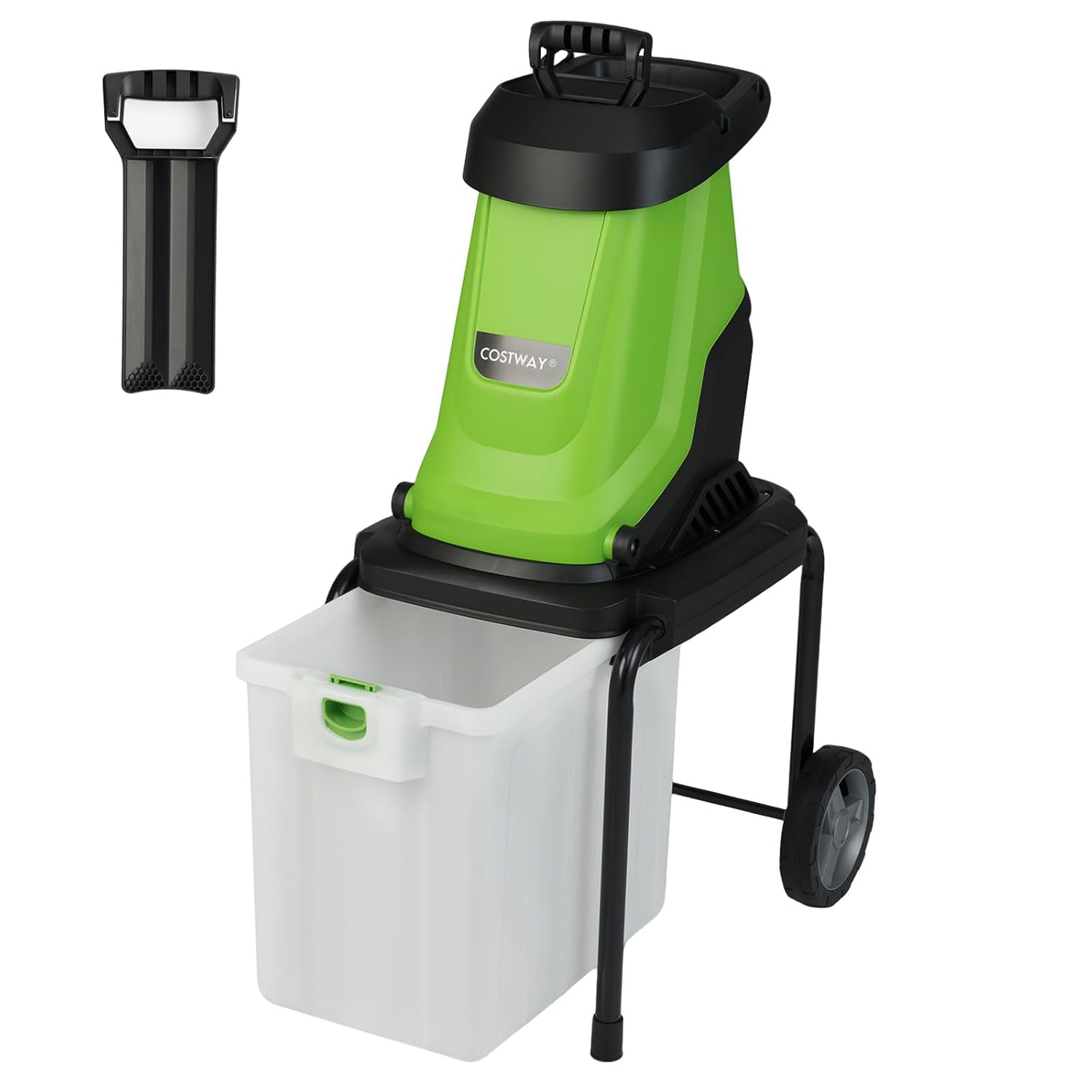 Costway 2800w Biotrituratore Elettrico Per Rami, Trituratore Da Giardi COSTWAY