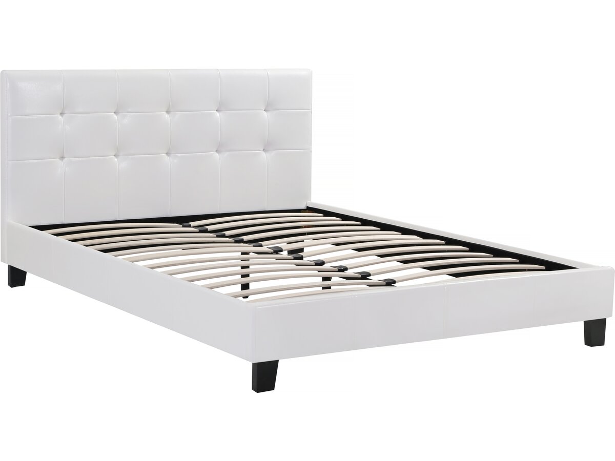 Habitat Et Jardin – Lit Double Pvc "julia" 140 X 190 Cm – Tête De Lit