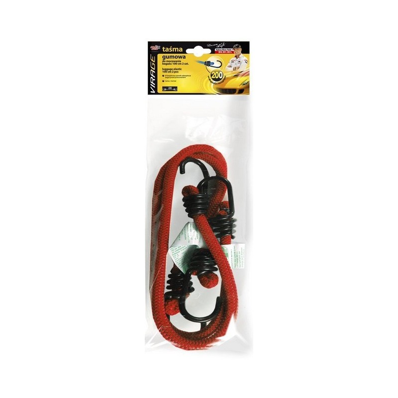 Oem 010333 Virage- Tüv Gummiband Zur Gepäckbefestigung 100Cm 2 Stück. 5905694010333