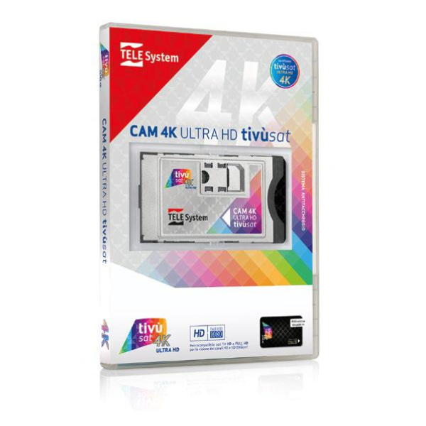 TiVusat Telesystem SmarCam 4K ULTRA HD CI+ inkl. Schwarz Smartkarte - Image 4