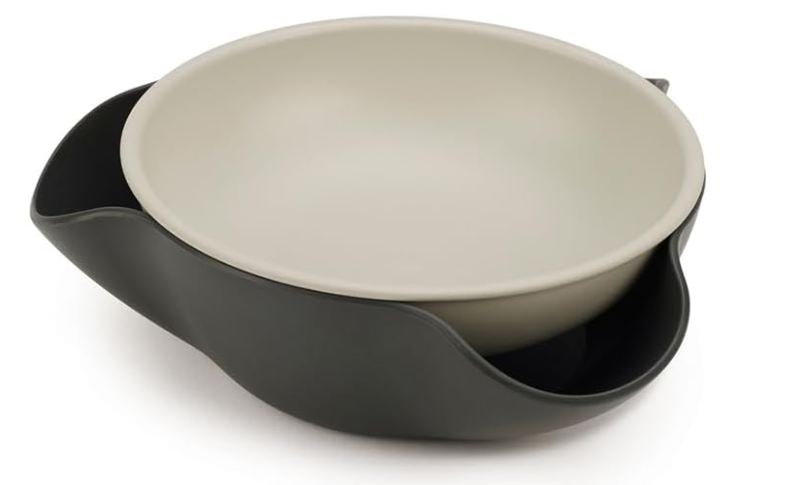 Joseph Joseph Double-Dish Servierschale für Oliven, Nüsse, perfekt für Aperitifs, Grey, Pistazie - Bild 3