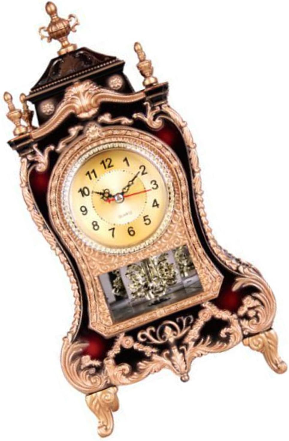 Horloge Cheminée Européenne Vintage – Carillons Musicaux Automatiques
