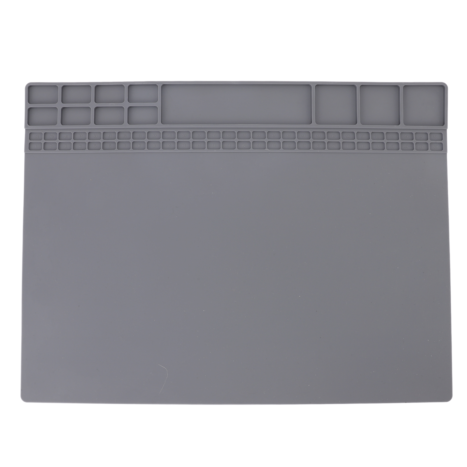 Tapis de travail en silicone isolant thermique, antidérapant, 500 °C, 56 trous de rangement
