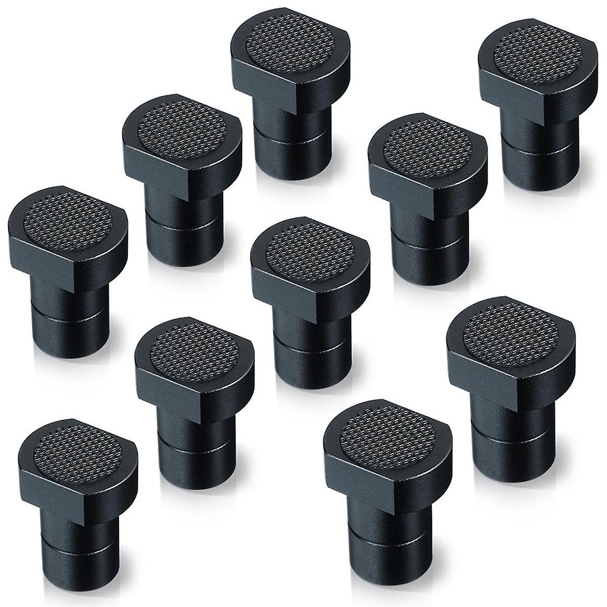 Butées d'établi antidérapantes en alliage d'aluminium, 20 mm, lot de 8