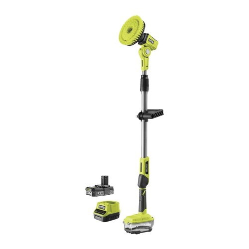 Ryobi ONE+ 18V Akku Teleskop Reinigungsbürste R18TPS-120G mit Akku Ladegerät - Image 5