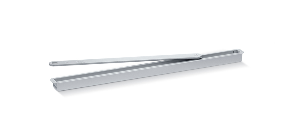 Geze - Gleitschiene Boxer M. Hebel & Mecha. Feststellung 20,7 Mm Silberfarbig 4106030951414