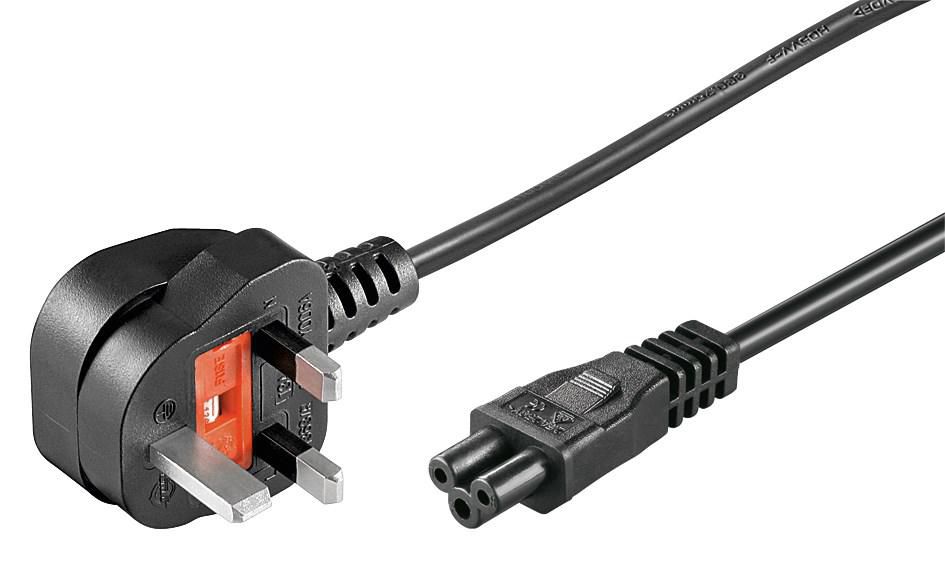Microconnect Schwarz -Stromkabel Uk Typ G-C5 2 M