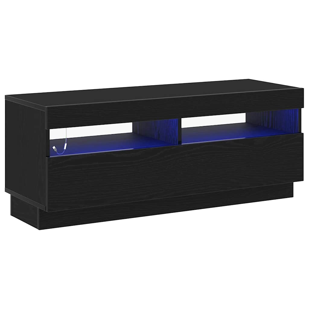 Maison Exclusive - Meuble Tv 100 X 35 X 40 Cm Chêne Noir Bois