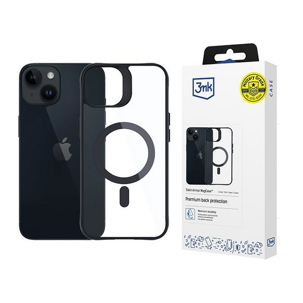 Oem Schwarz Iphone 13 3Mk Satin Armor Magsafe Hülle