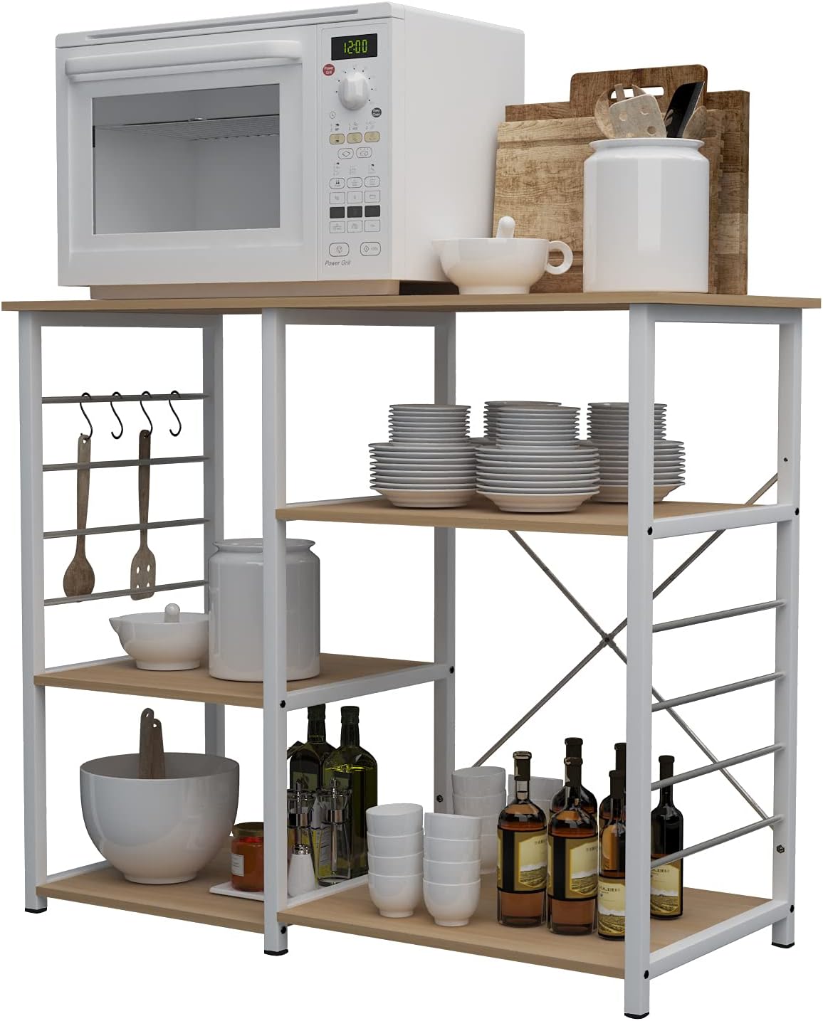 Etagère De Cuisine En Métal Et Bois